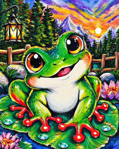Meet Little Leap! 🐸 Our NEW Storybook Little Friend painting is complete
#Fyp #artreveal #painting #art #Frog