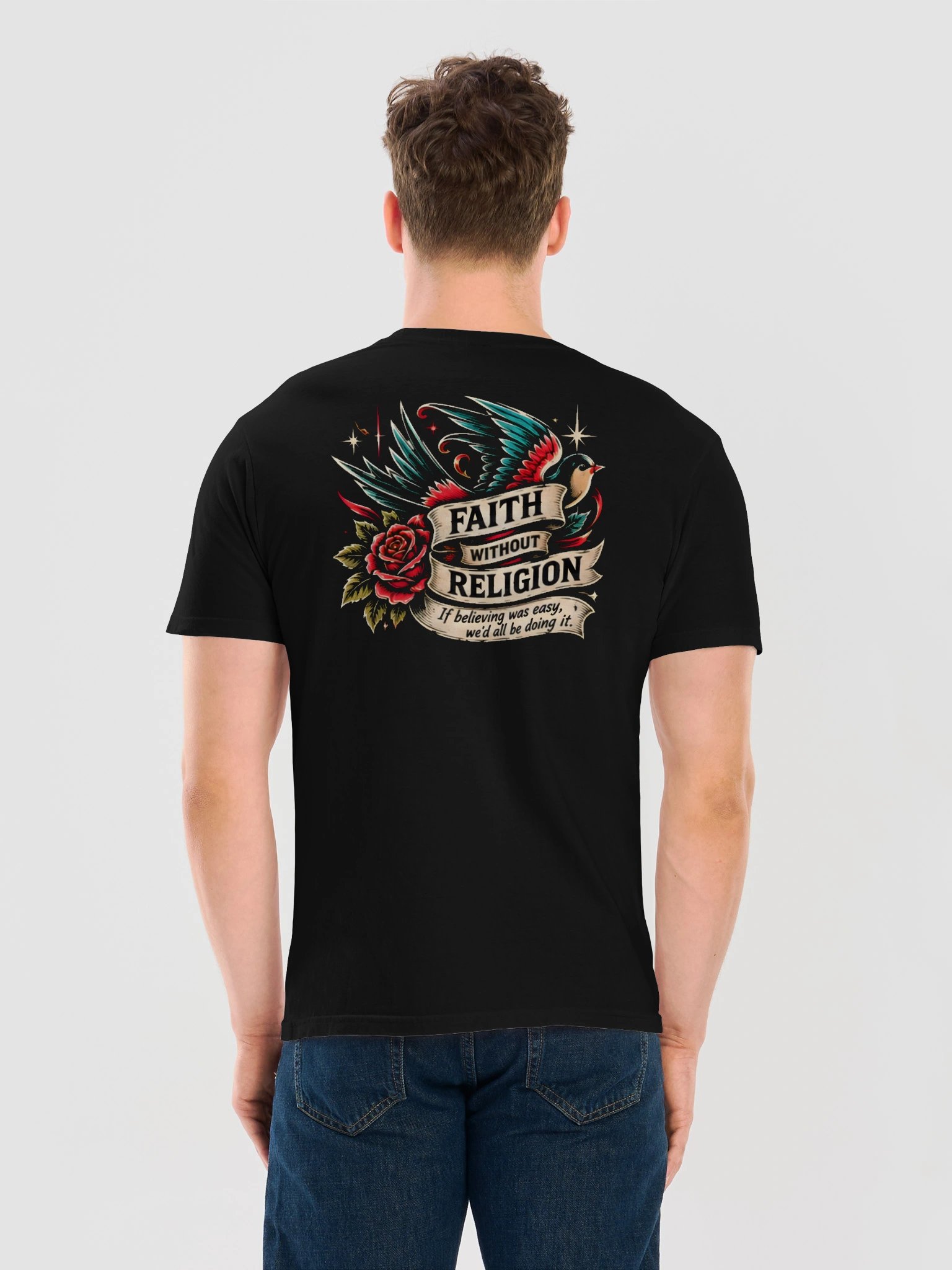 Men's Rockabilly Swallow & Dagger Tee product image (1)