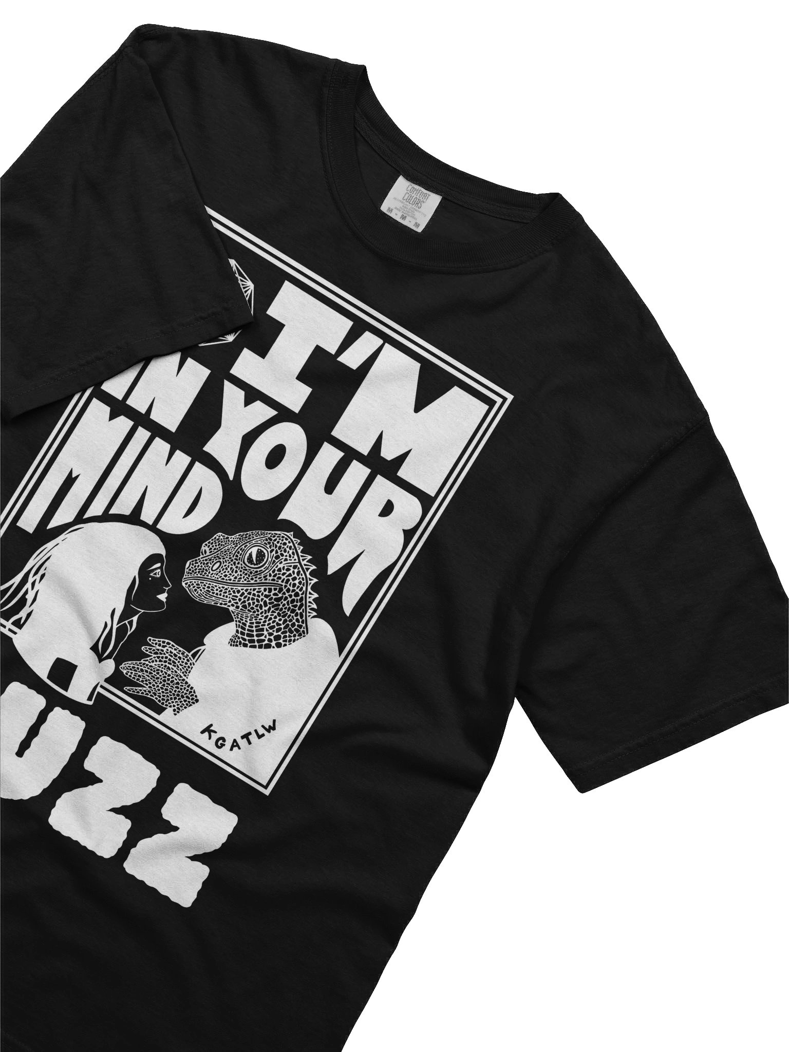 I'M IN YOUR MIND FUZZ T-SHIRT (BLACK) product image (4)