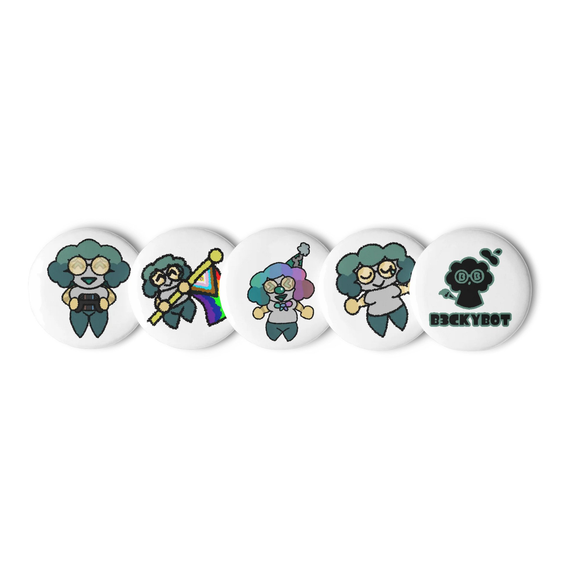 B3CKY Button Pins product image (1)