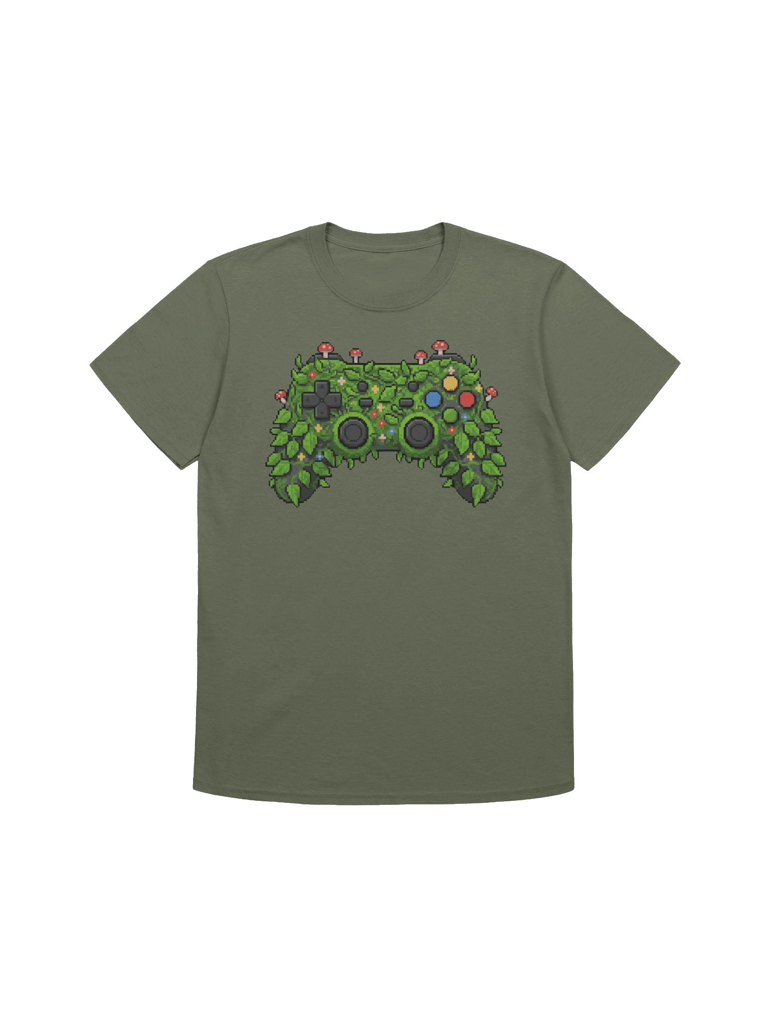 Funny Pixel Forest Bruh Controller T-Shirt product image (9)