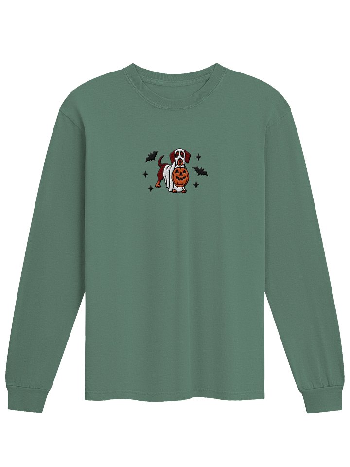 Halloween Dachshund(Red & Tan) Embroidered Long-sleeved T-Shirt product image (25)