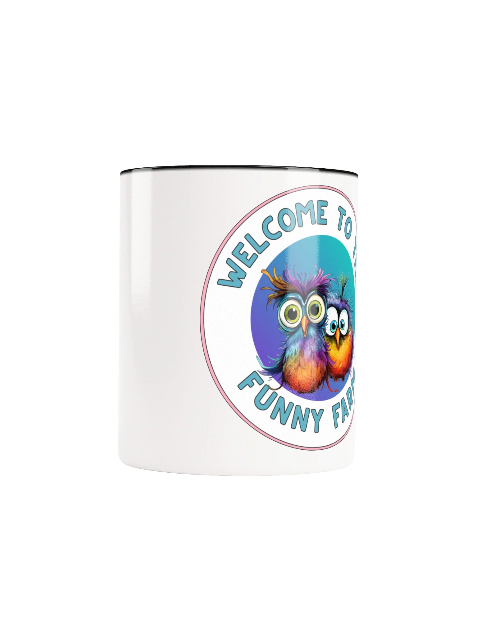 Welcome to the Funny Farm Owl Mug product image (39)
