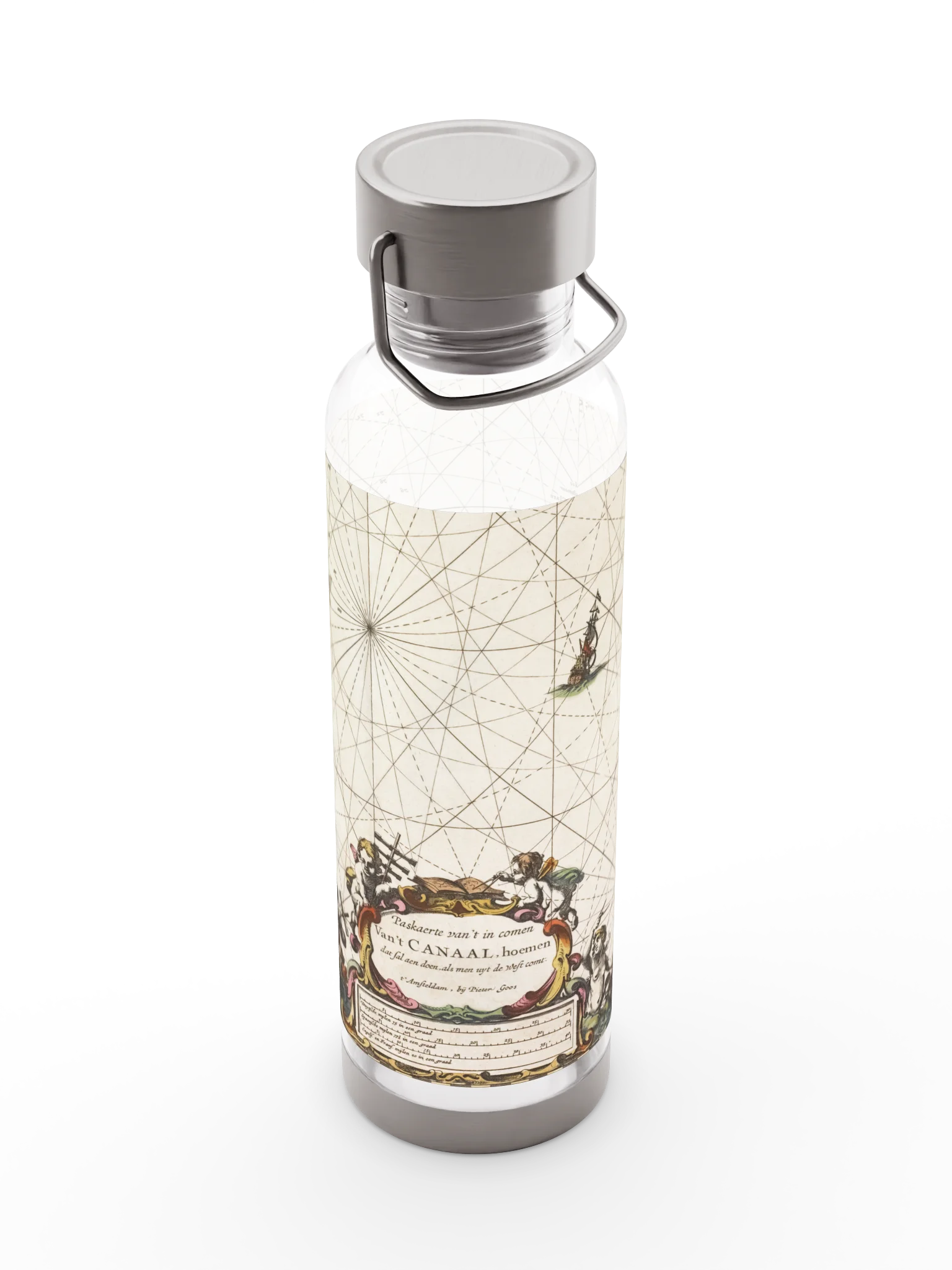 Nautical Chart Voyager Bottle product image (5)