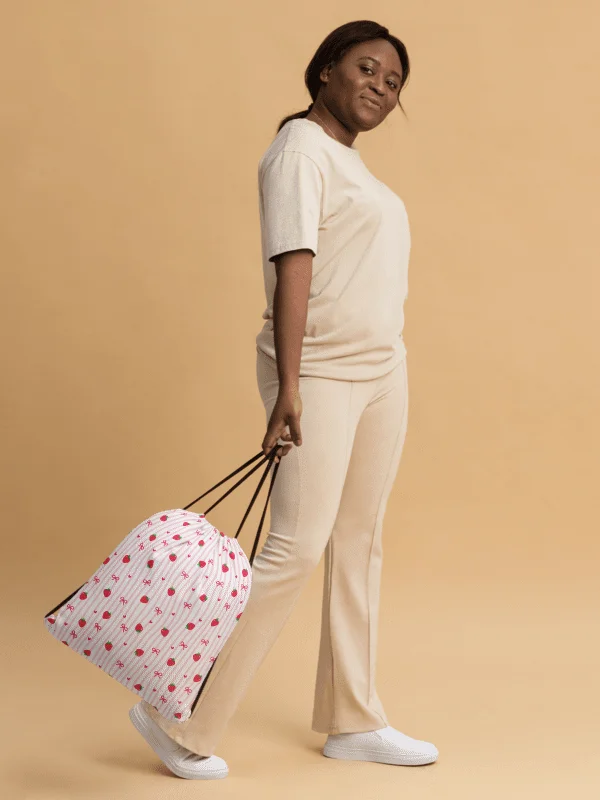 Sugarplum Strawberry Co. Gym Drawstring Bag. product image (3)