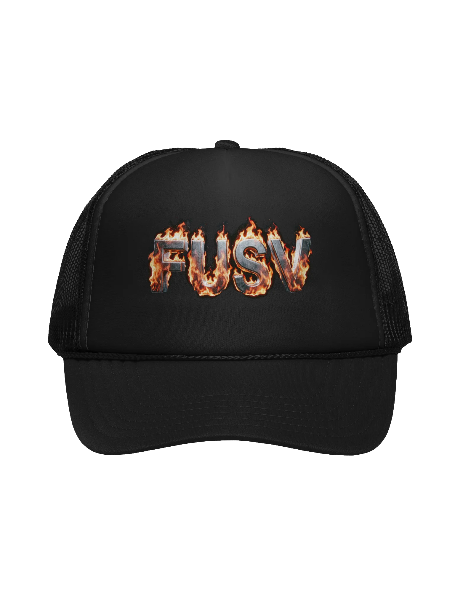 FUSV Flame Logo Foam Trucker Hat product image (4)