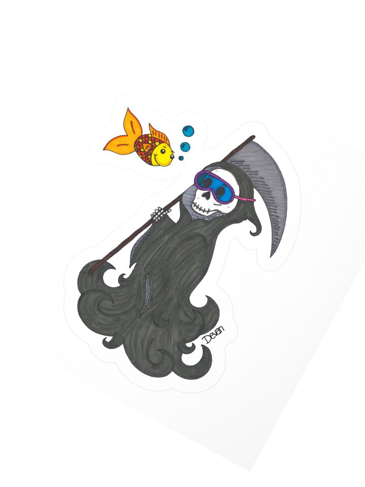 Grimmie Vacation Sticker product image (2)