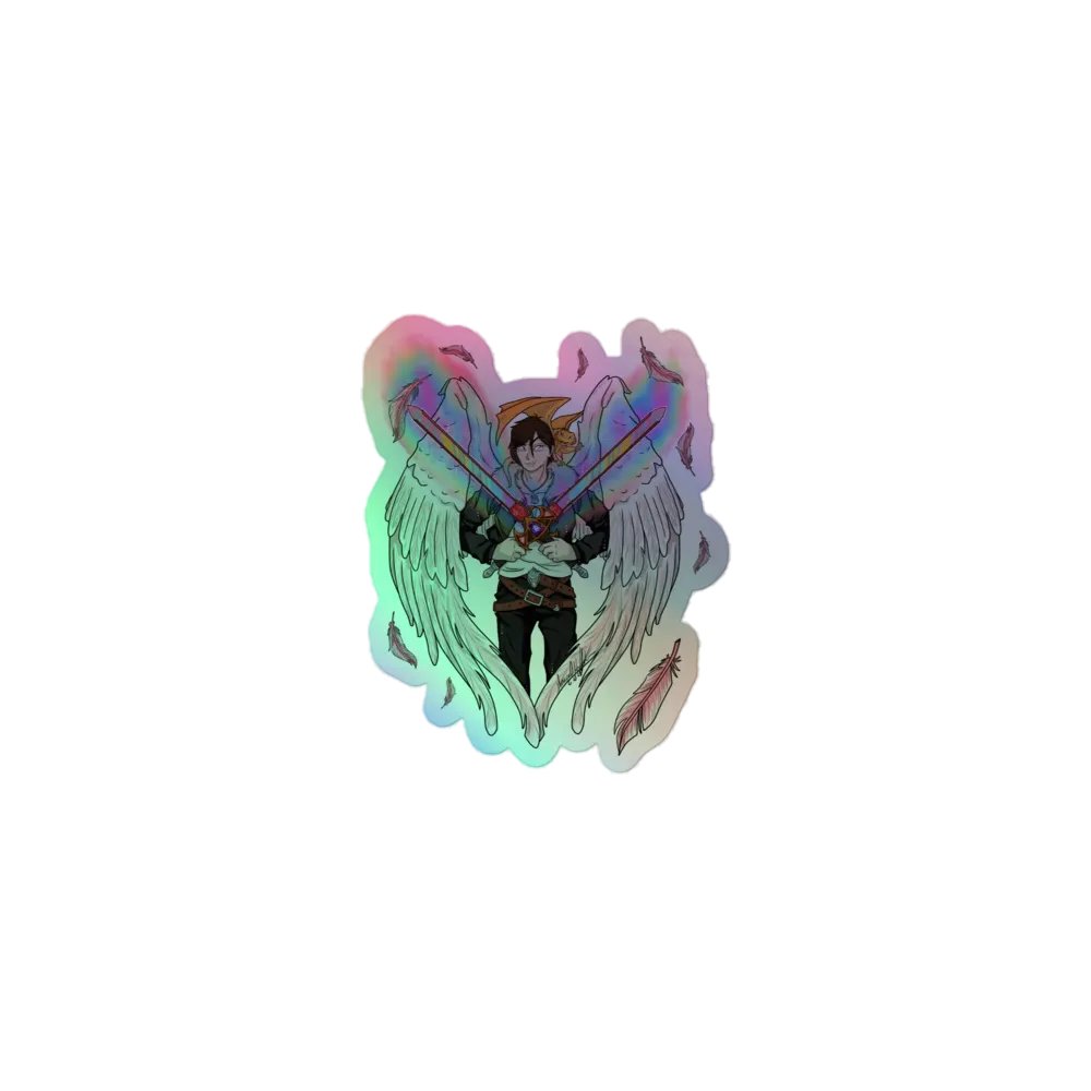 Warrior PRIDE Holographic Sticker product image (1)