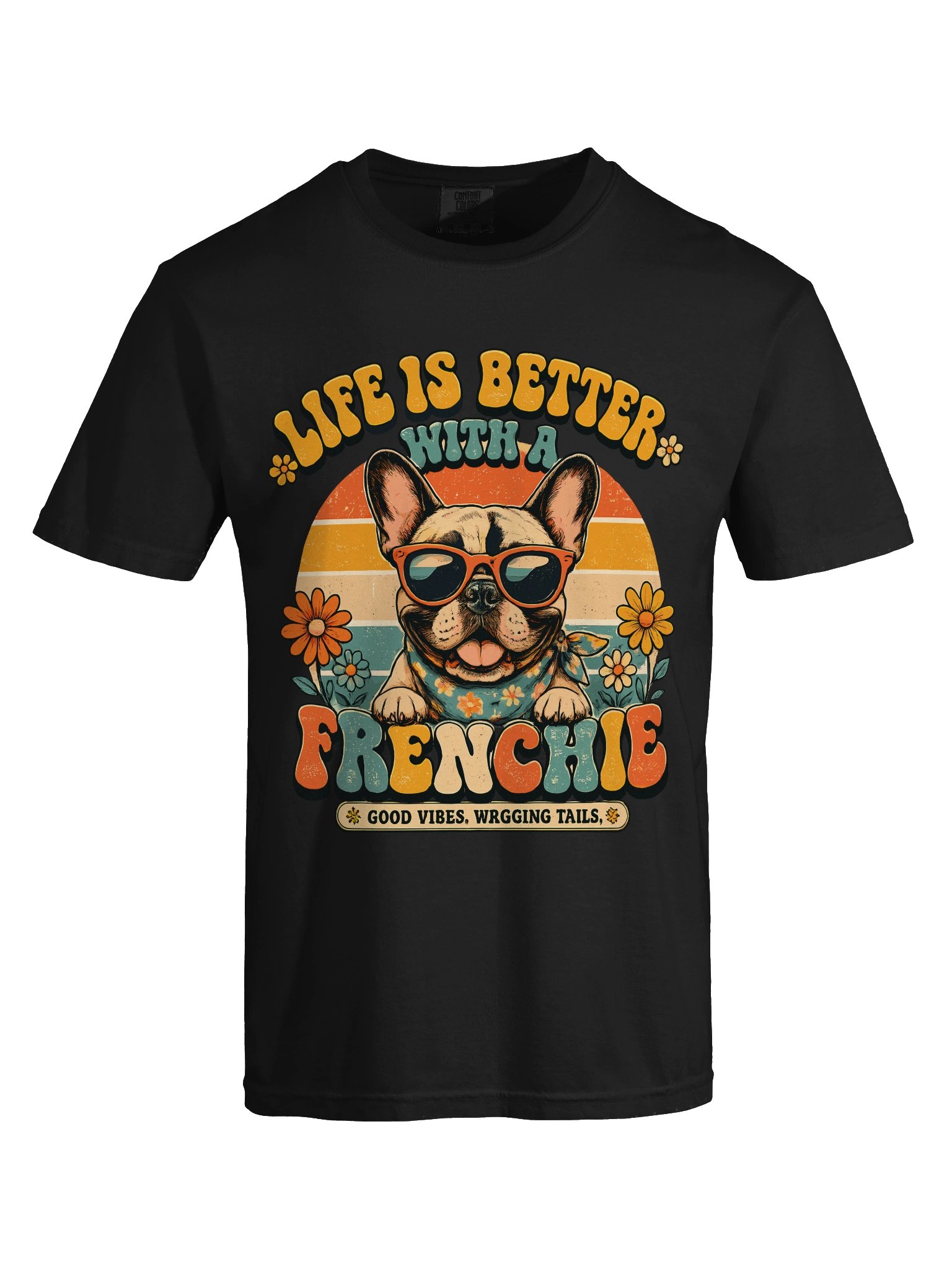 Life is better with a Frenchie tees product image (5)