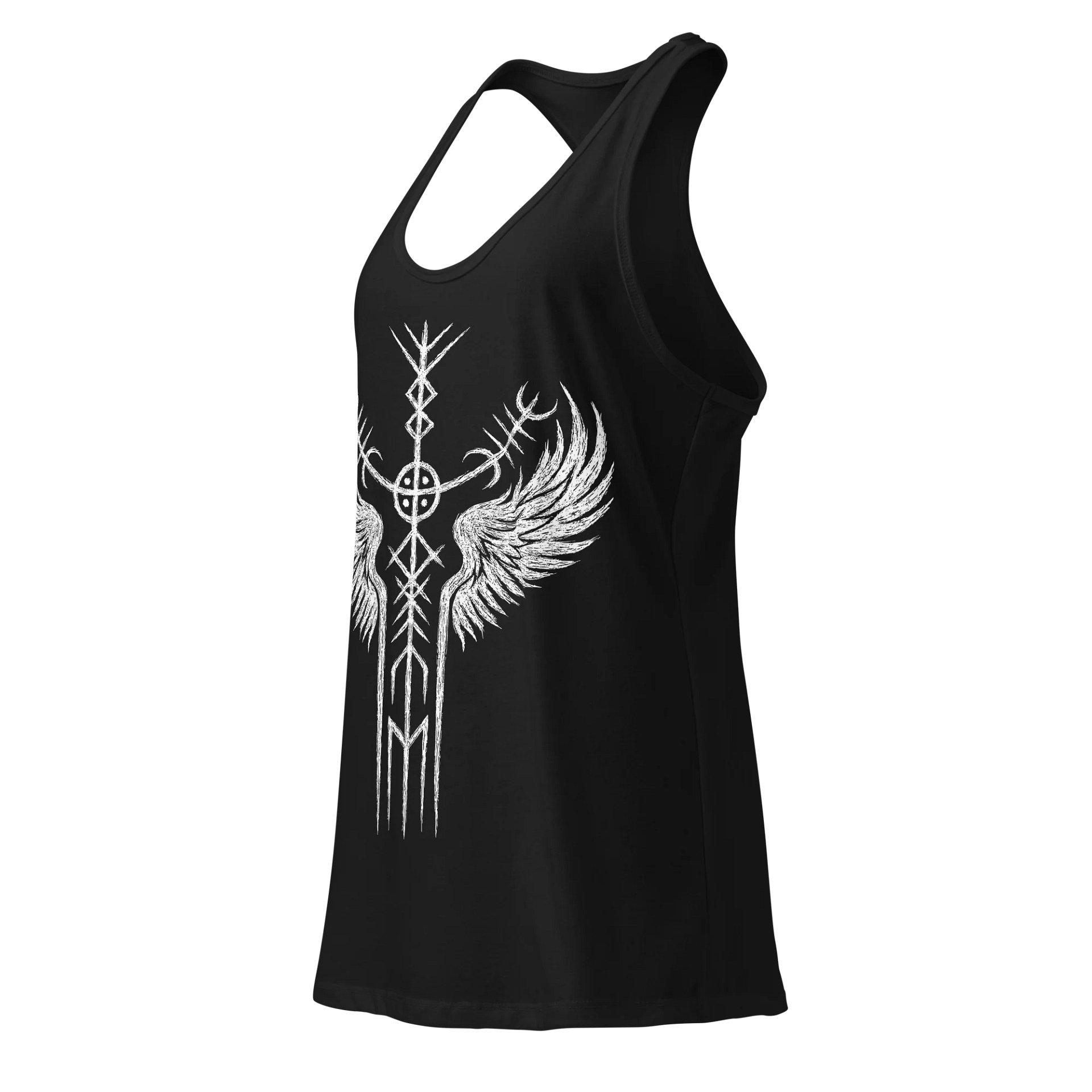 Carved Valkyrie Stave Flowy Tank Top product image (2)