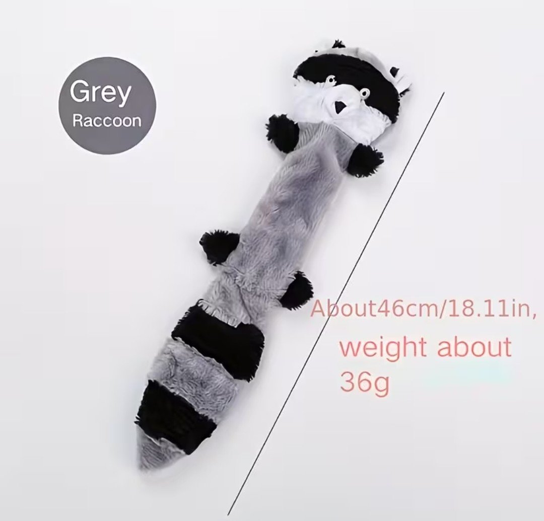 3pcs Soft Fur Plush Squeaky Dog Toys Set product image (5)