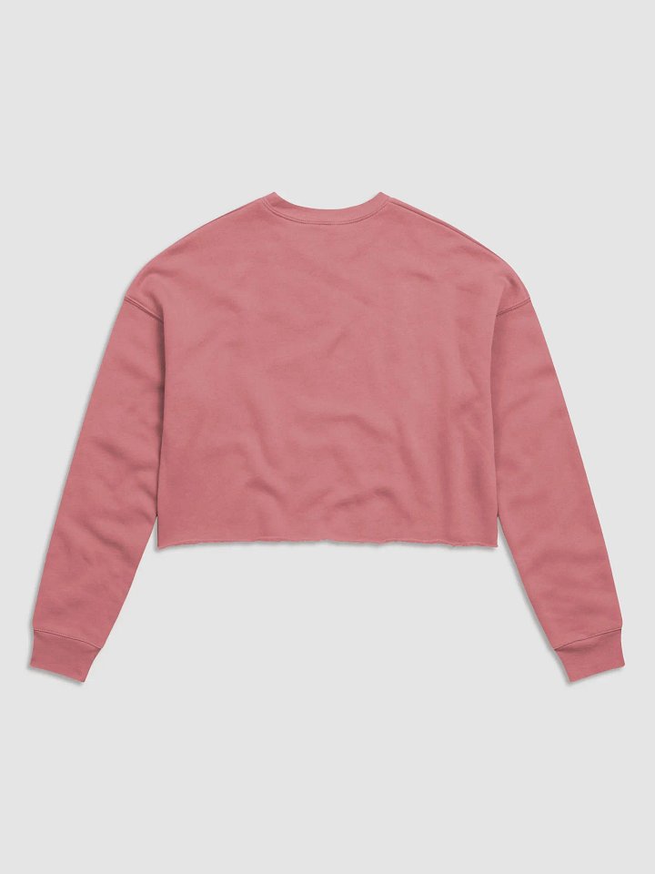 Feminine Rising Cropped Sweatshirt. (Pink) product image (2)