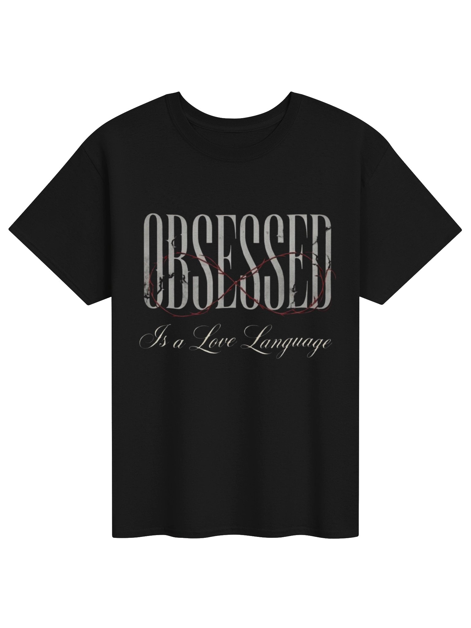 The Obsession Manifesto Tee | Dark Romance Luxury Streetwear product image (1)