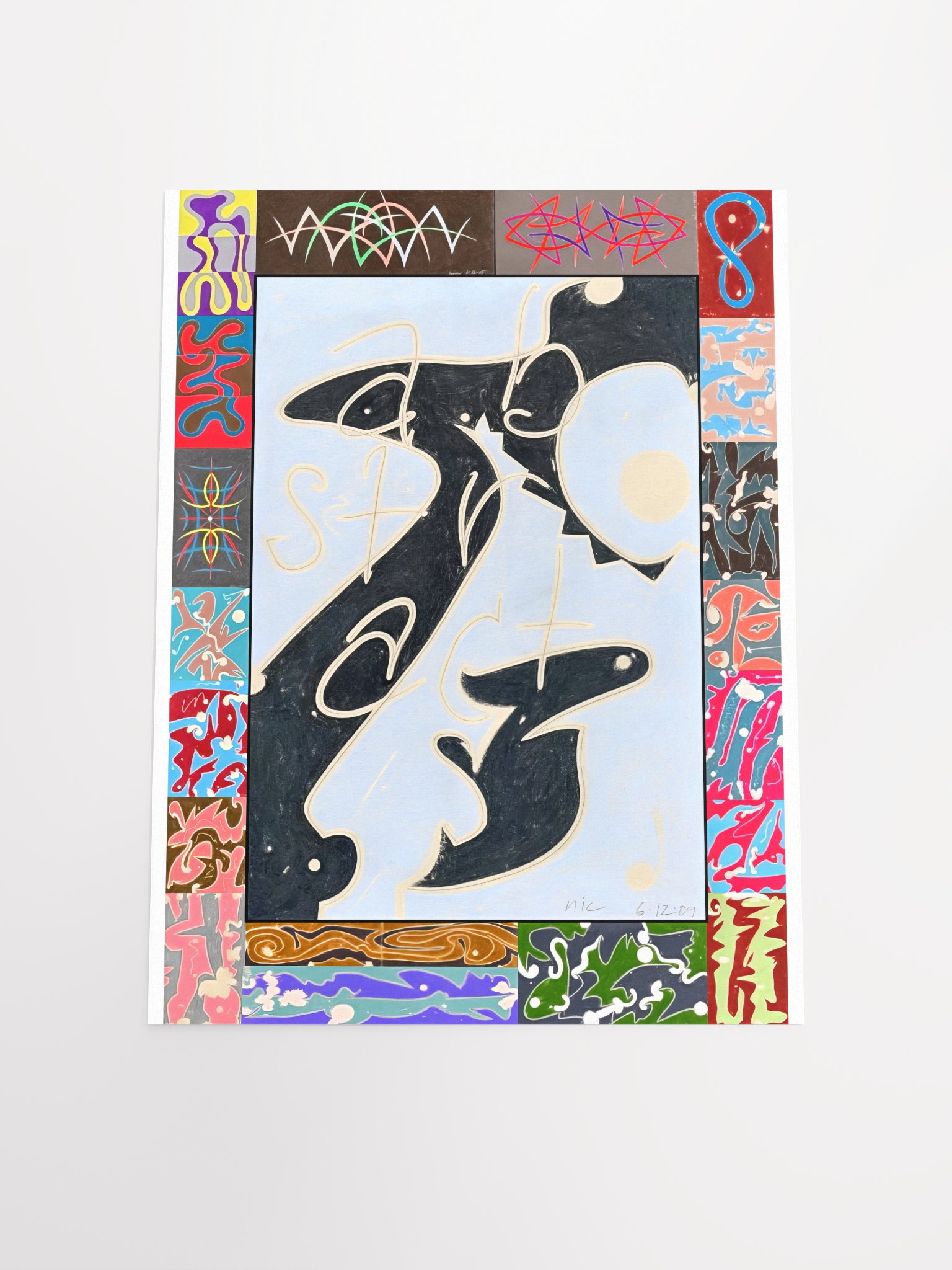 Abstract poster 2009 print product image (5)