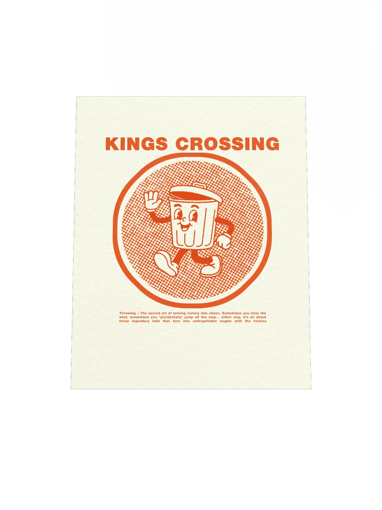 Retro Trash Poster - Cream product image (4)
