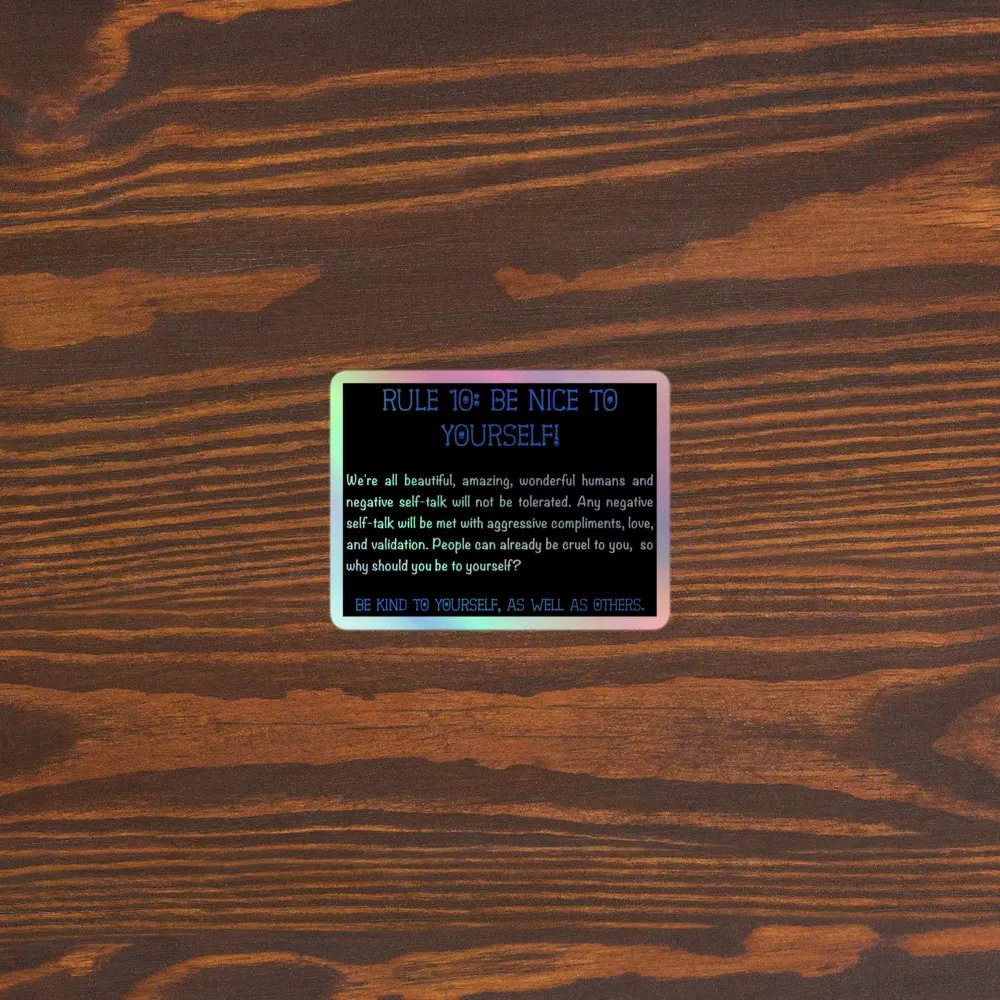 Rule 10 Holo Sticker product image (3)
