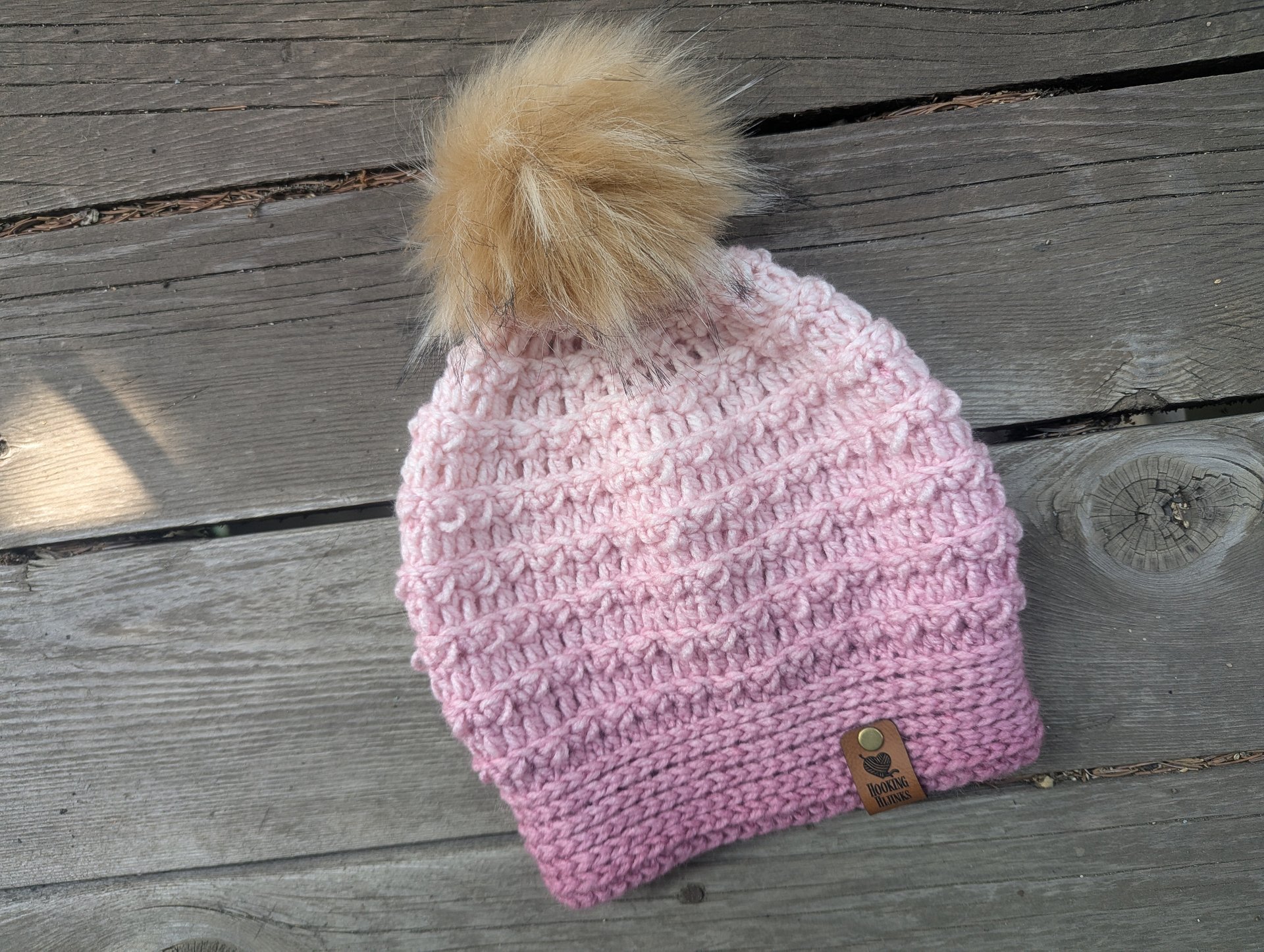 Liberty Beanie- Light Pink Gradient product image (1)