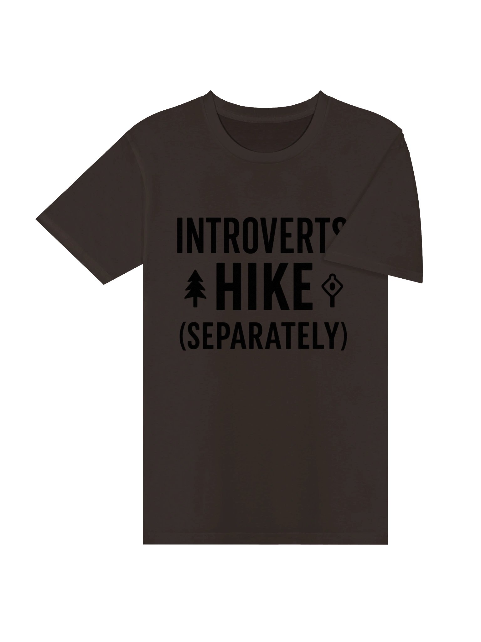 Introverts Hike Separately T-Shirt | Funny Hiking & Nature Graphic Tee product image (22)