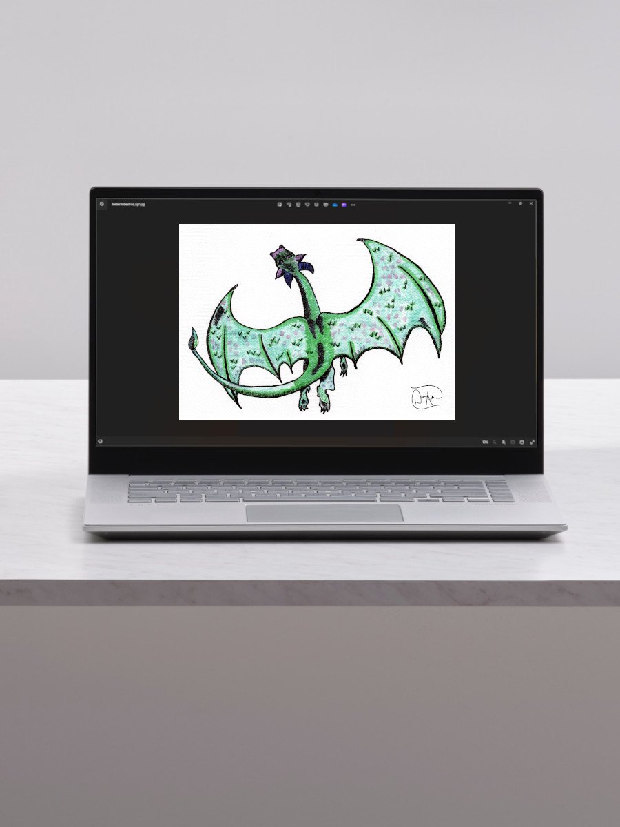 Dragon Watercolour Download product image (1)