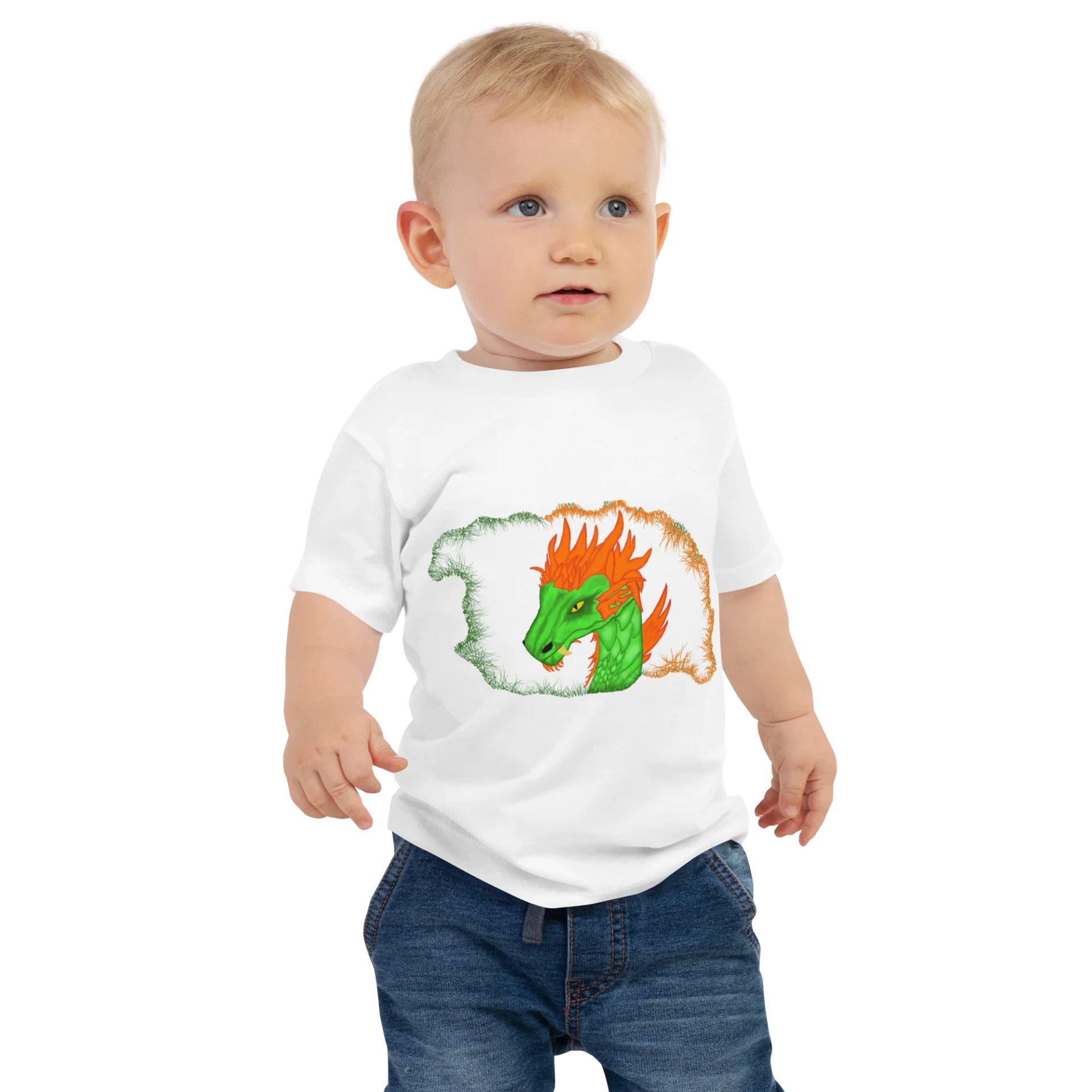 Fiery Dragon Baby Tee product image (1)
