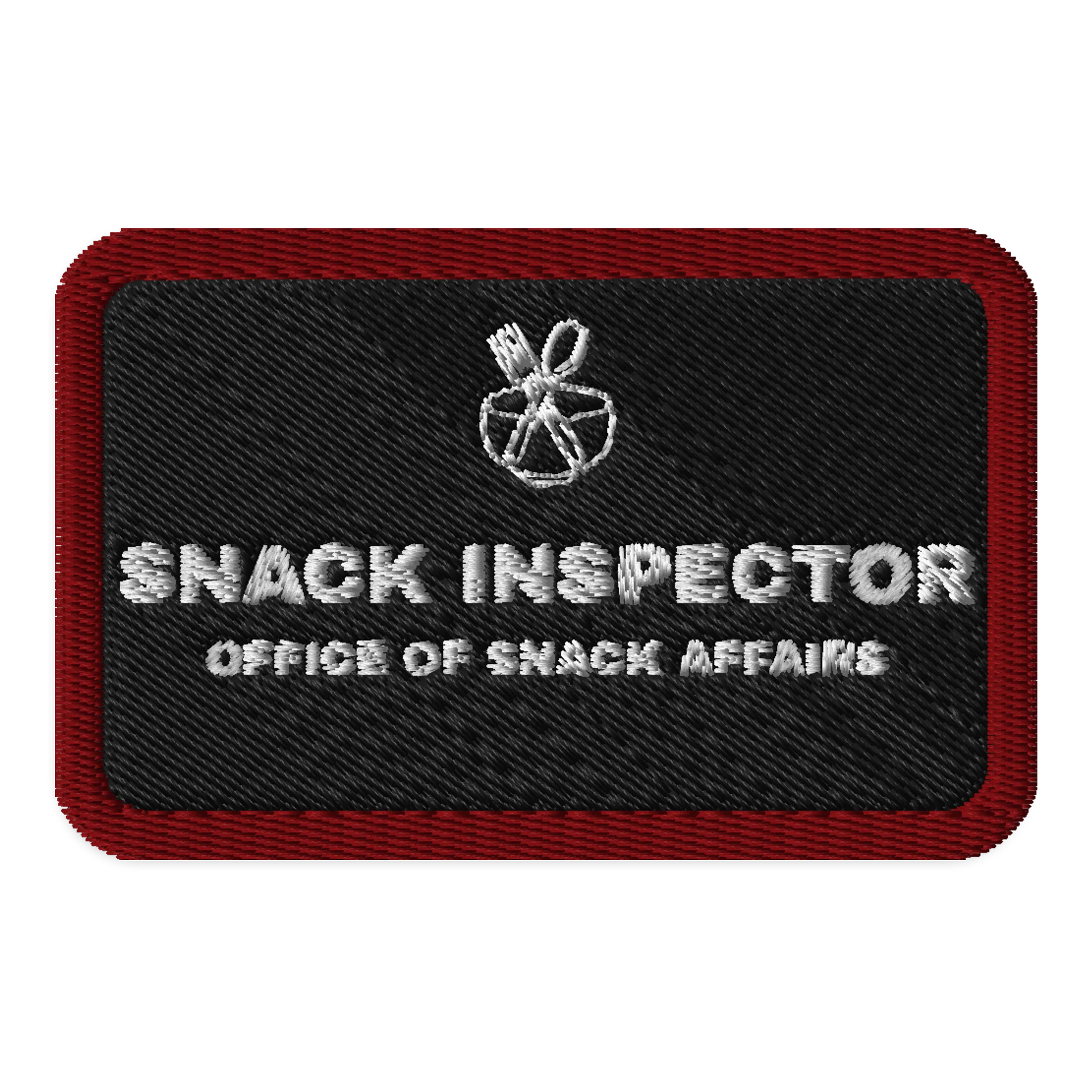 Snack Inspector Embroidered Patch product image (1)