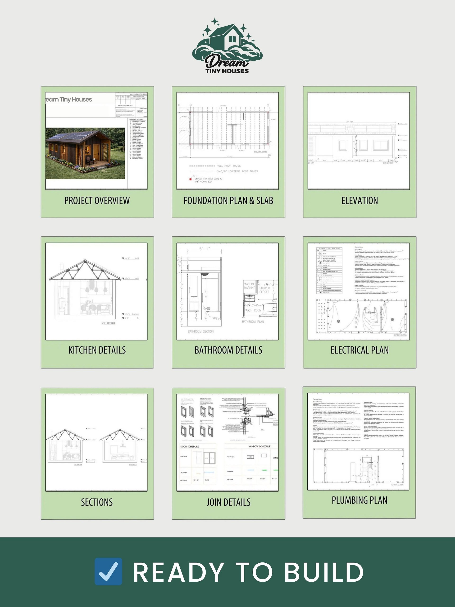 The Solara Tiny House Blueprint Set (CAD File + Materials List) product image (9)