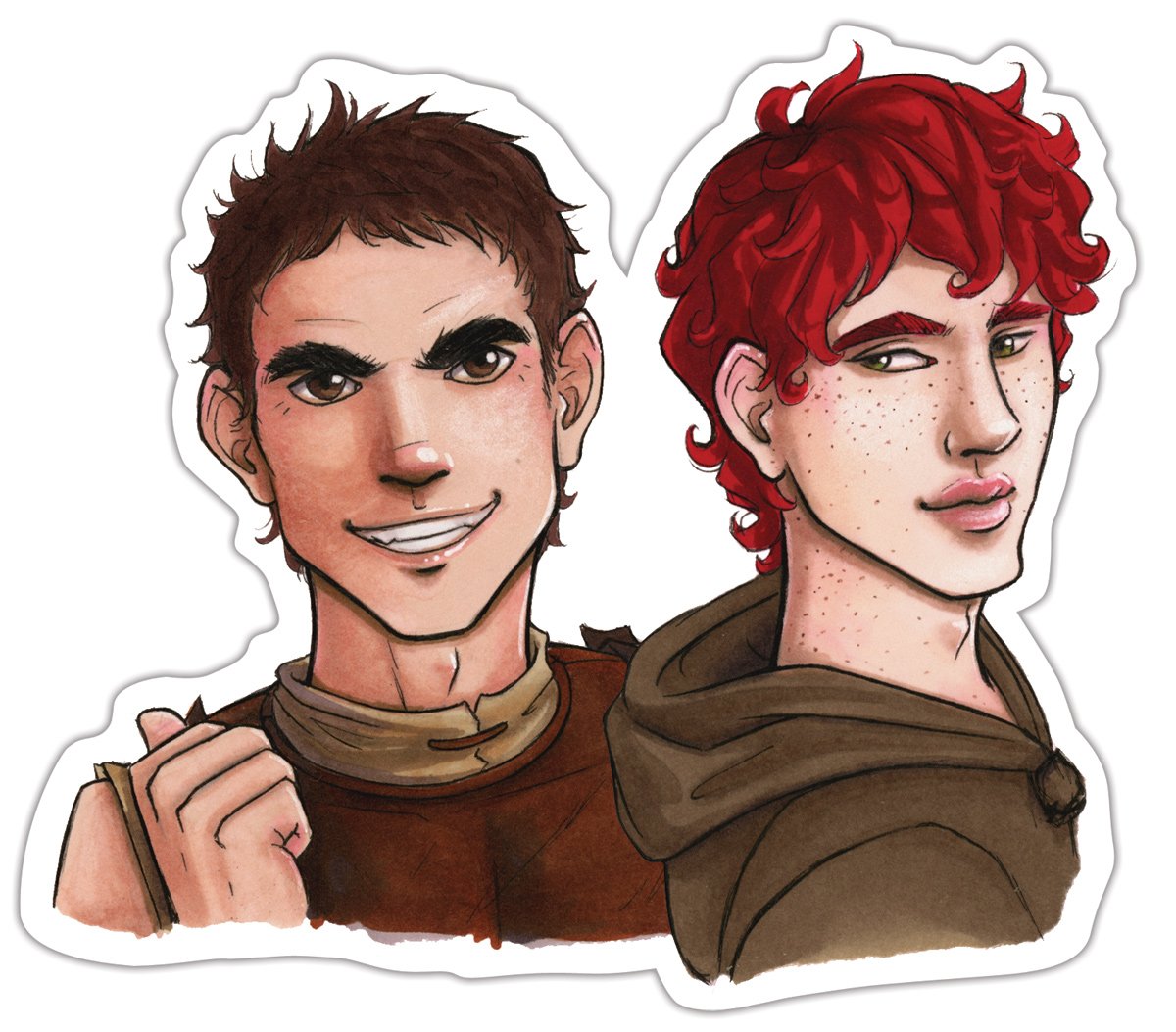 Vulfrey and Kaill sticker product image (1)