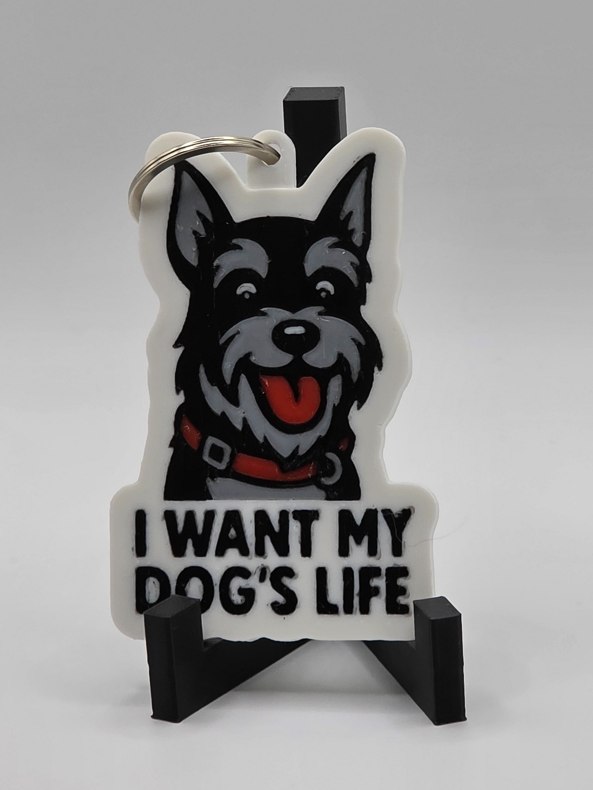 🐾 I Want My Dog’s Life Keychain | Funny Dog Lover Gift product image (3)