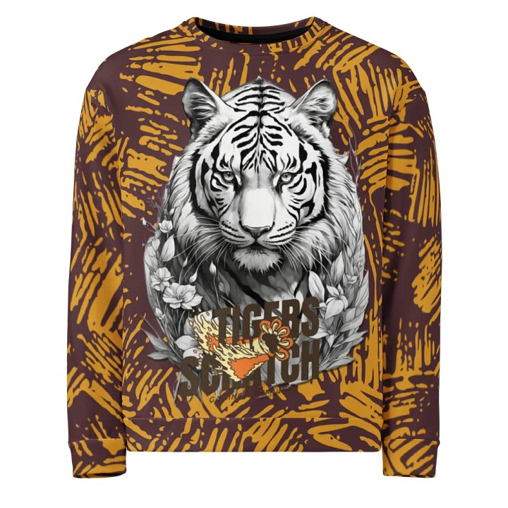 Wild Tiger Roar Recycled Sweatshirt product image (2)
