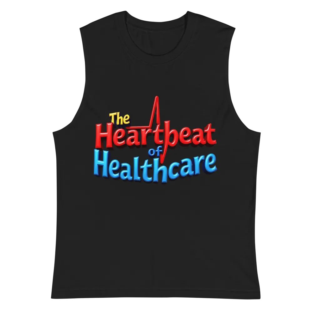 Healthcare Heartbeat Muscle Tank product image (3)