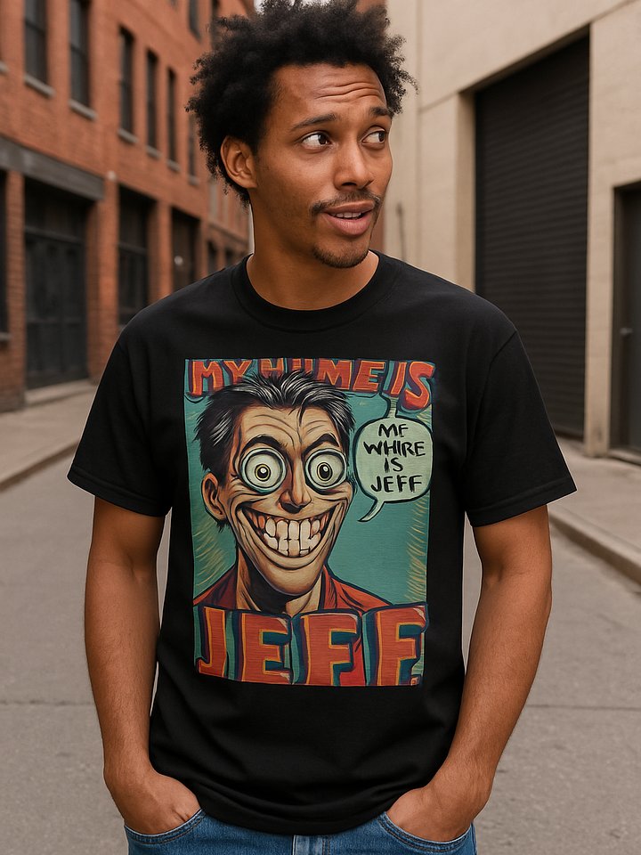 MY NAME IS JEFF! Cartoon T-Shirt product image (1)