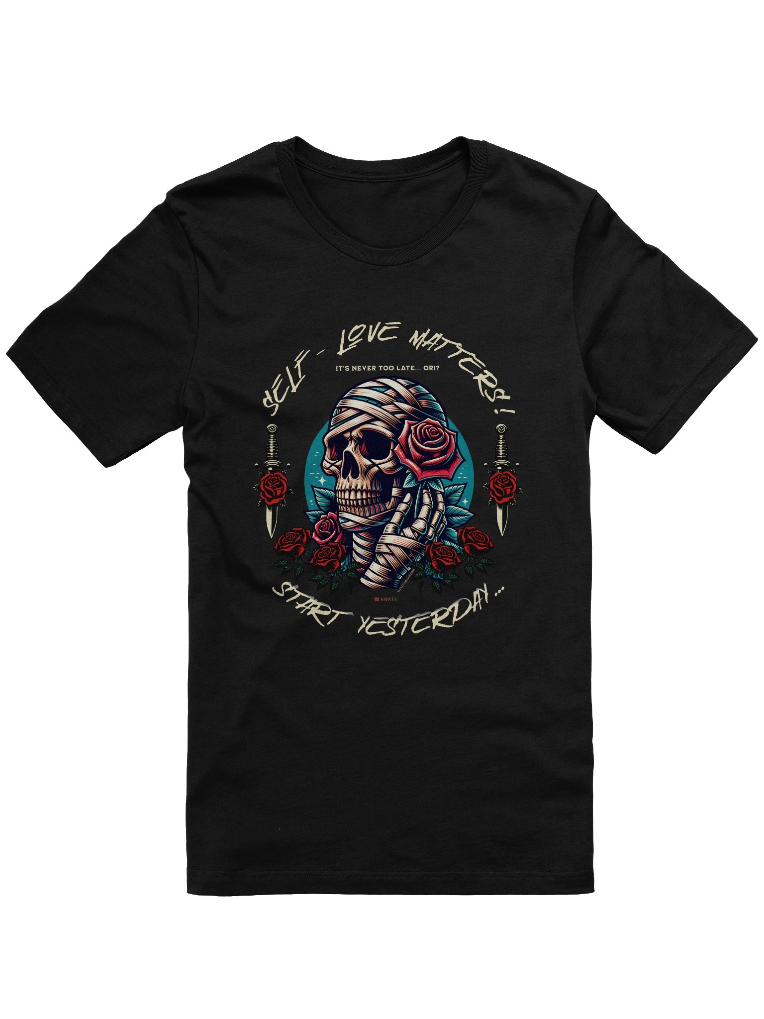 Self-Love Matters! Bella + Canvas Unisex T-shirt_R3CVR.i by EQALL® Originals_Red / Beige product image (4)