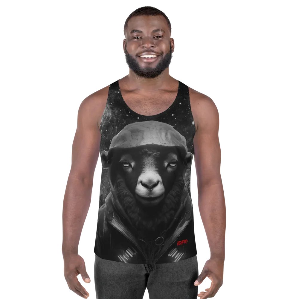 IDFKtv Black Sheep Full B/W Tank Top product image (8)
