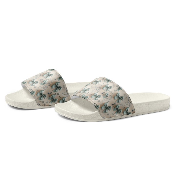 Women’s Slides – Something Blue Bows product image (2)