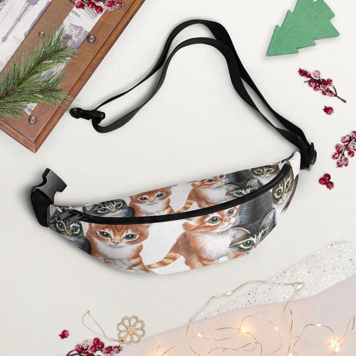 Five kittens fanny pack product image (2)