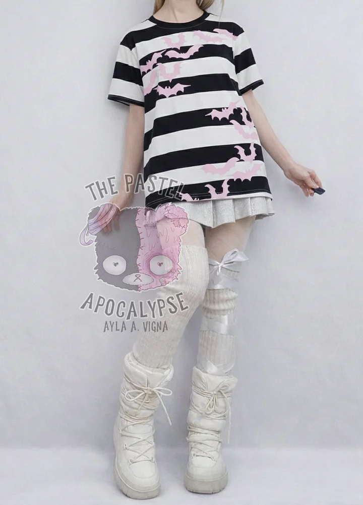 Pastl Goth Bats T-shirt product image (1)