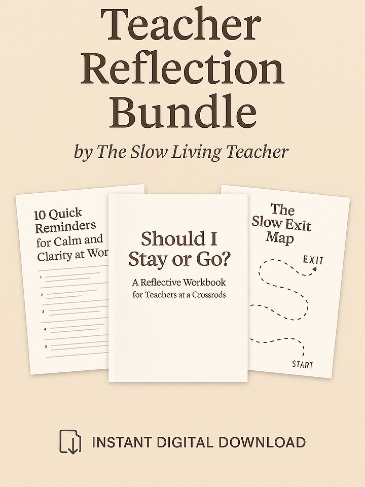 The Slow Living Teacher Bundle product image (1)