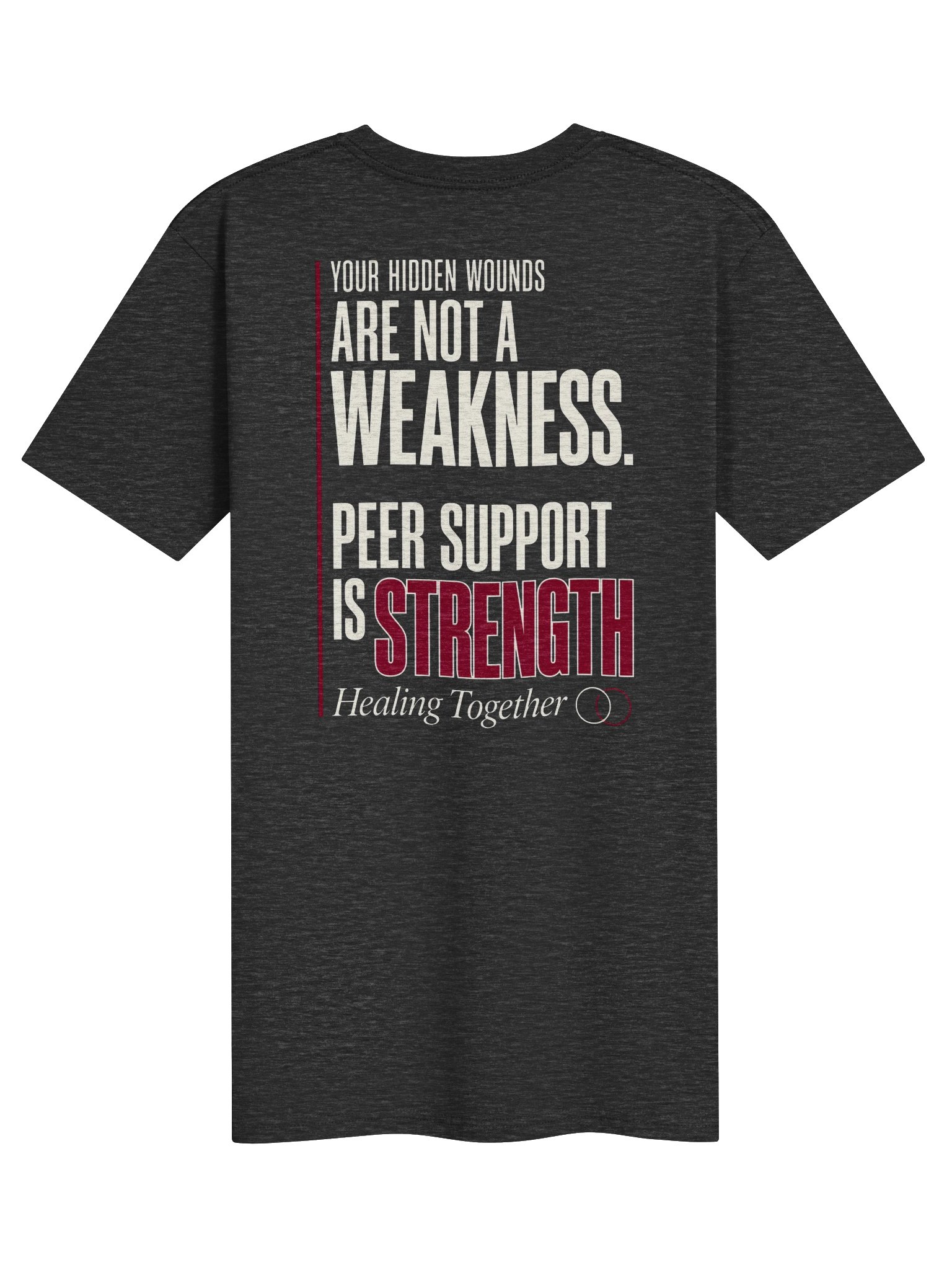 Men PEER SUPPORT IS STRENGTH Tee product image (8)