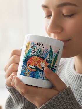 Sleepy Cat Mug product image (1)