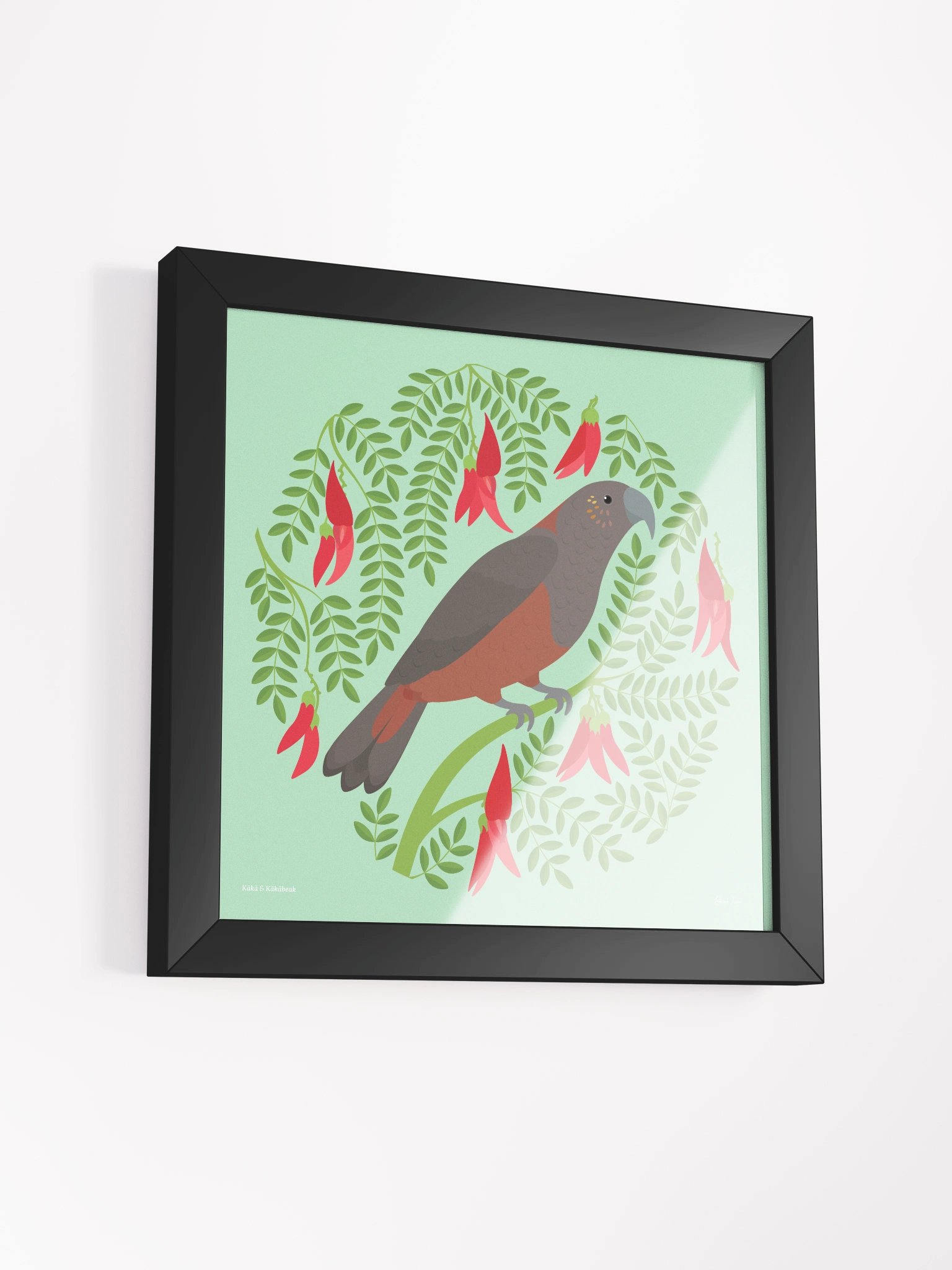Kākā in Kākābeak Framed Wall Art product image (3)