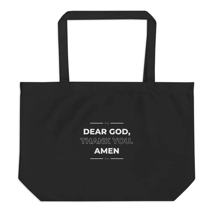 Dear God, Thank you Tote Bag product image (1)