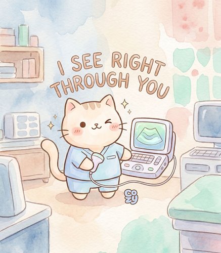 For the sonography girlies who really do see right through everyone 🐱🩻✨

Would you wear this to class or clinicals? 👀

Availa...