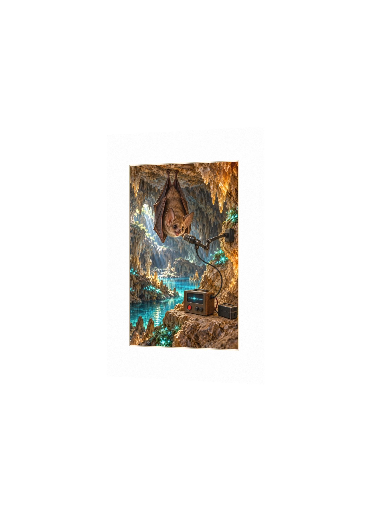 Echo Check Small Art Print product image (2)