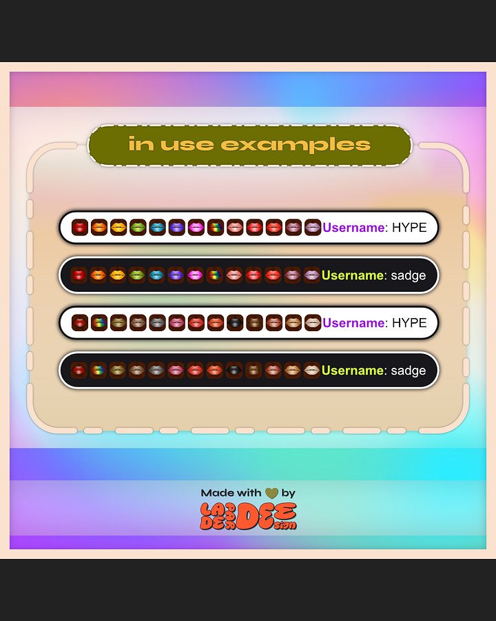 Lippie Badges [Deep Set] product image (2)