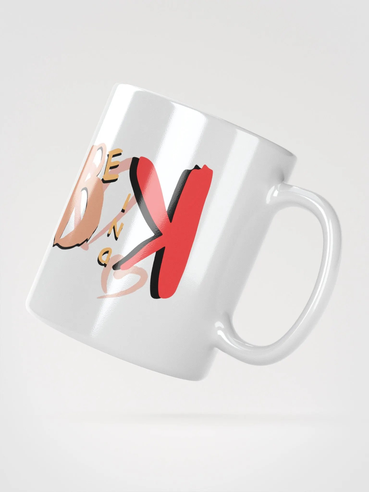 Be Kind White Glossy Mug product image (5)