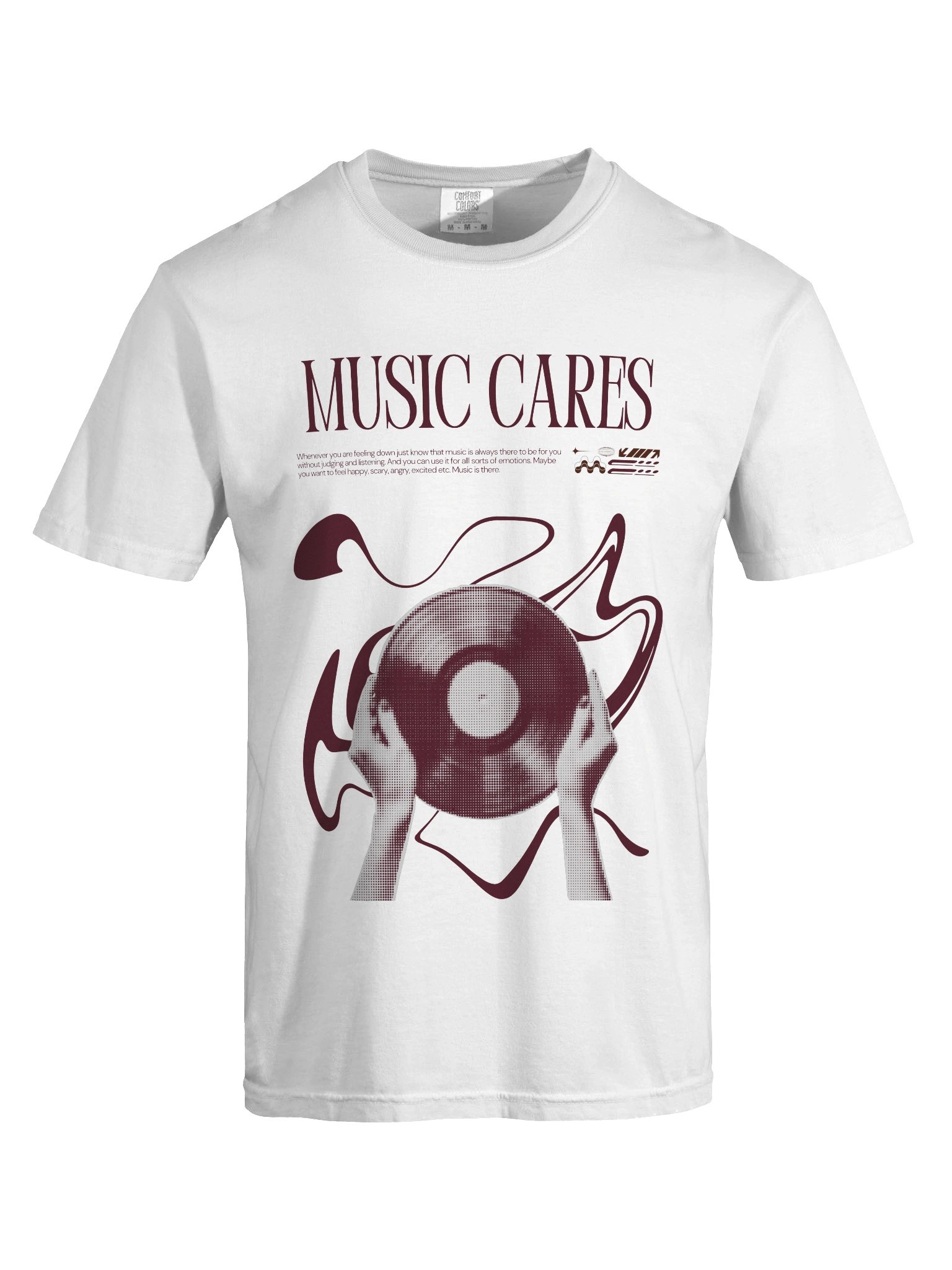 Music Cares Graphic Tee product image (47)