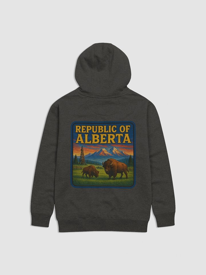 REPUBLIC OF ALBERTA HOODIE (BLUE BORDER) product image (1)
