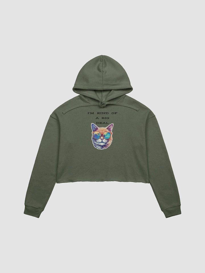 I'm kind of a big deal Fleece Crop Hoodie product image (1)