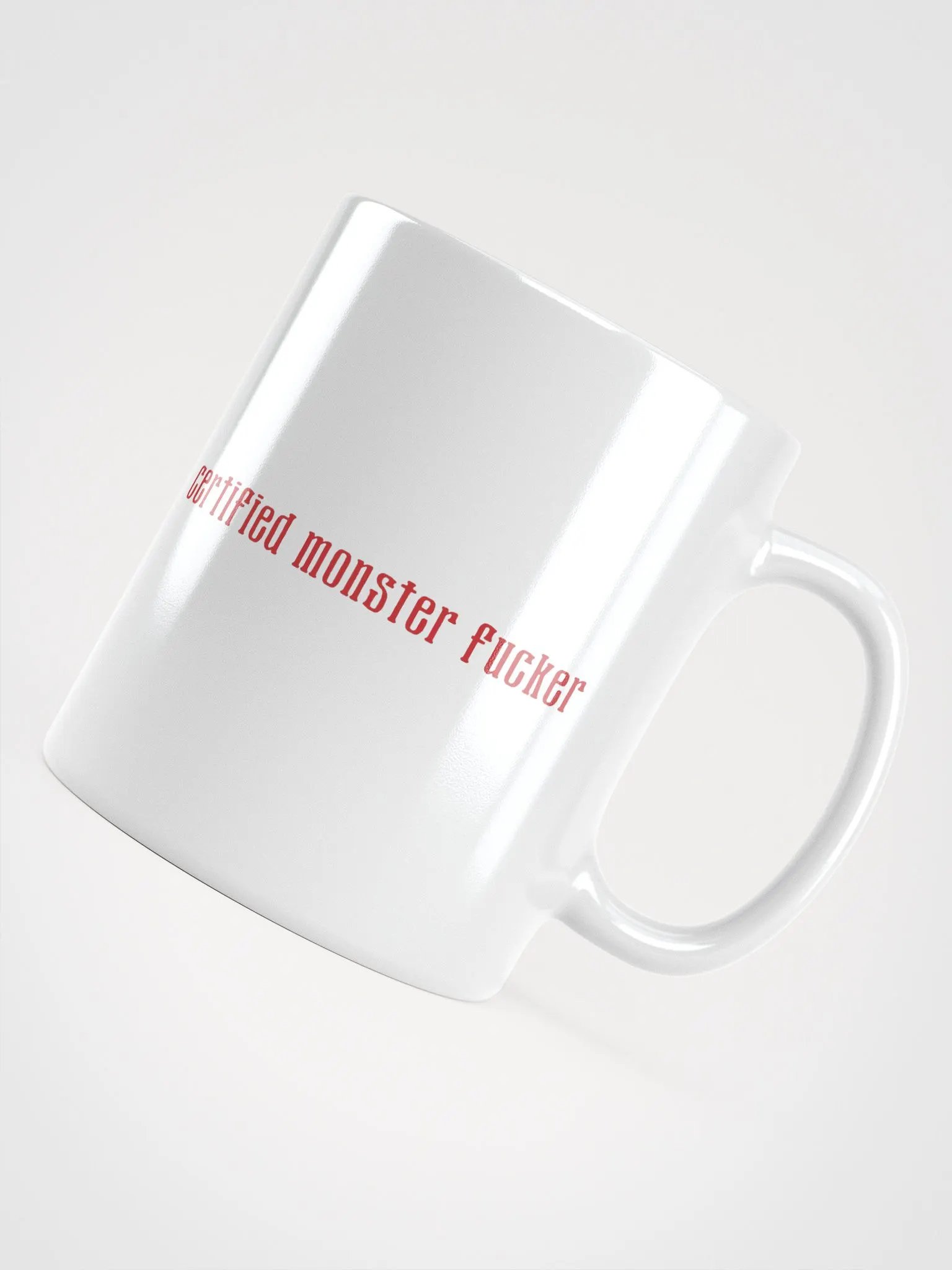 Certified Monster Fucker Mug - White product image (4)