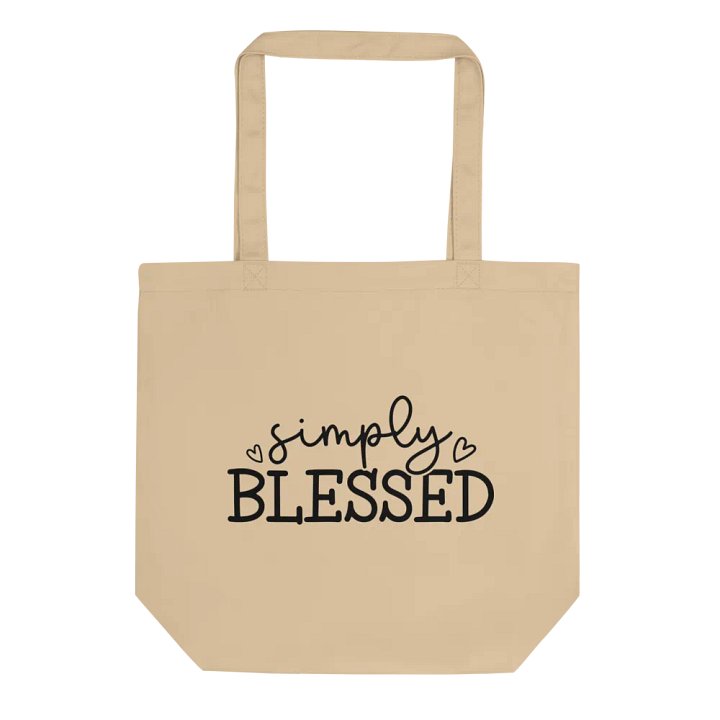 Organic Cotton Statement Tote Bag product image (1)